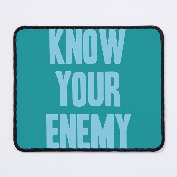 Item preview, Know Your Enemy, blue   designed and sold by PogiTShirts.
