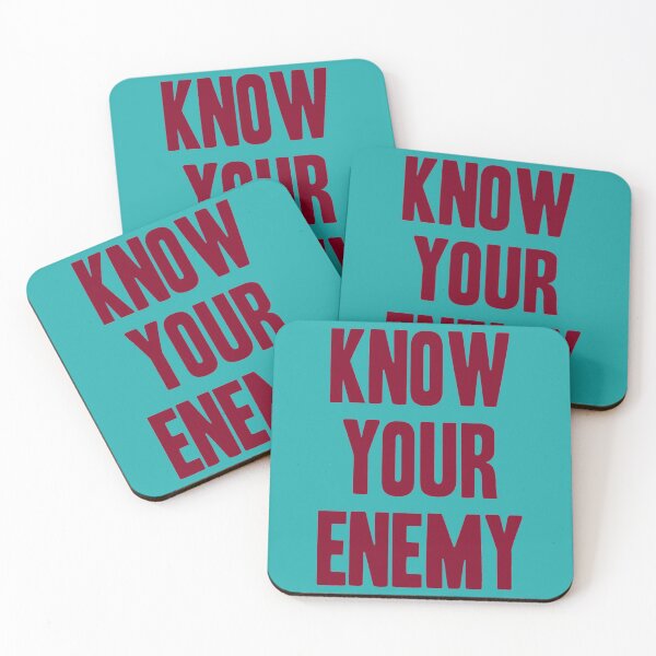 Item preview, Know Your Enemy, burgundy   designed and sold by PogiTShirts.