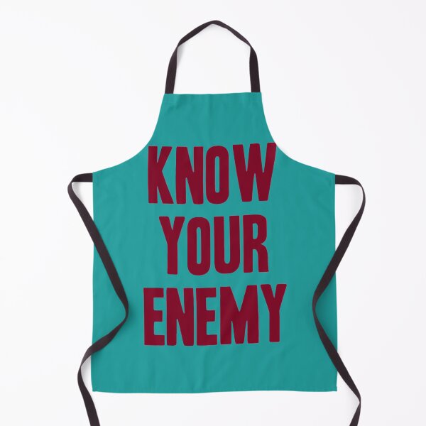 Item preview, Know Your Enemy, burgundy designed and sold by PogiTShirts.