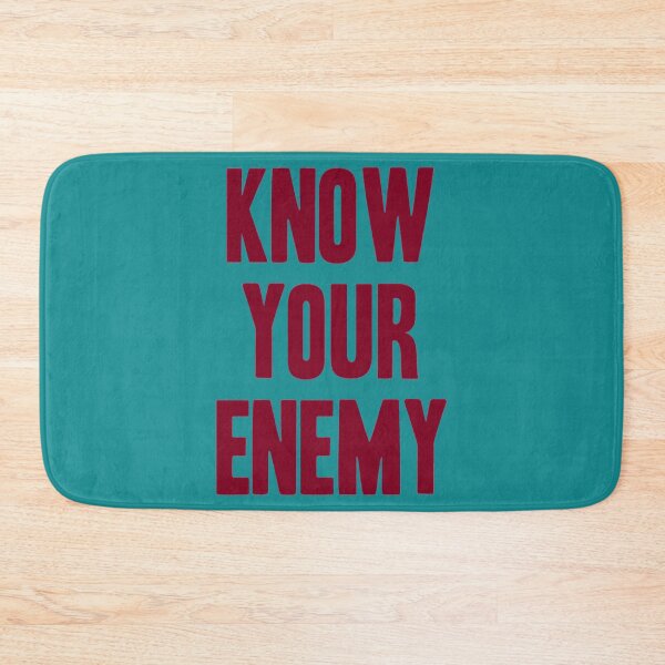 Item preview, Know Your Enemy, burgundy   designed and sold by PogiTShirts.