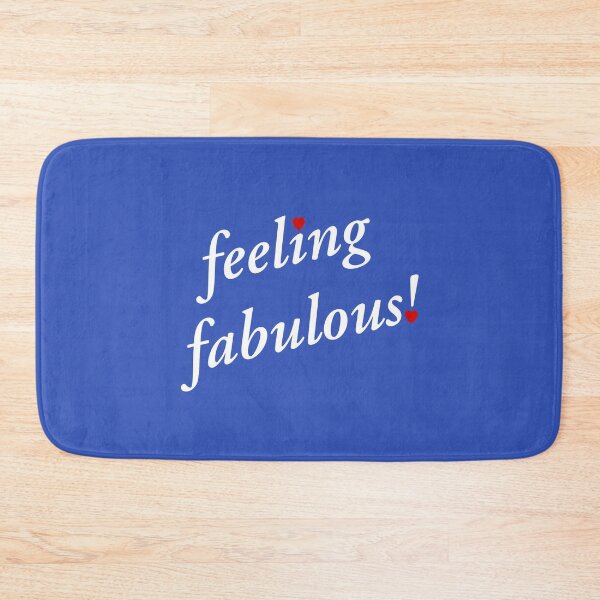 Item preview, feeling fabulous! Blue. designed and sold by Bumpulous.
