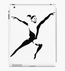 Simone Biles Olympiade springt USA schwarz und weiß iPad-Hülle & Skin