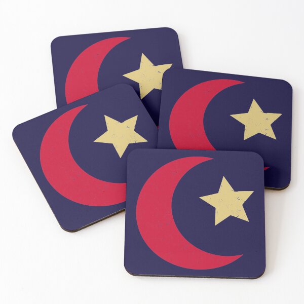 Item preview, Islamic star and crescent in Japanese red and gold  Ottoman Empire and Turkey Symbolism  T designed and sold by HONEYSHOP-CA.