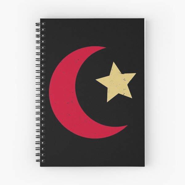 Aperçu de l'œuvre Étoile et croissant islamiques en rouge et or japonais Empire ottoman et Turquie Symbolisme T créée et vendue par HONEYSHOP-CA.