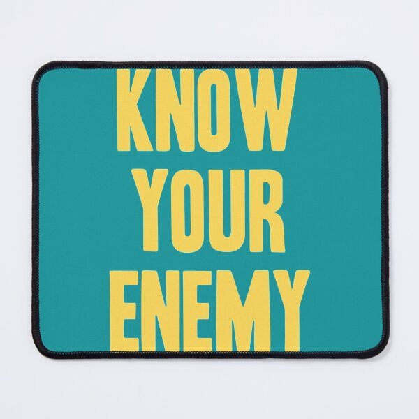Item preview, Know Your Enemy, mustard designed and sold by PogiTShirts.