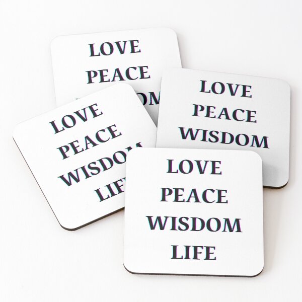 Item preview, Love | peace | wisdom | life designed and sold by waad fahad.
