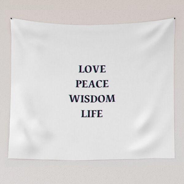 Item preview, Love | peace | wisdom | life designed and sold by waad fahad.