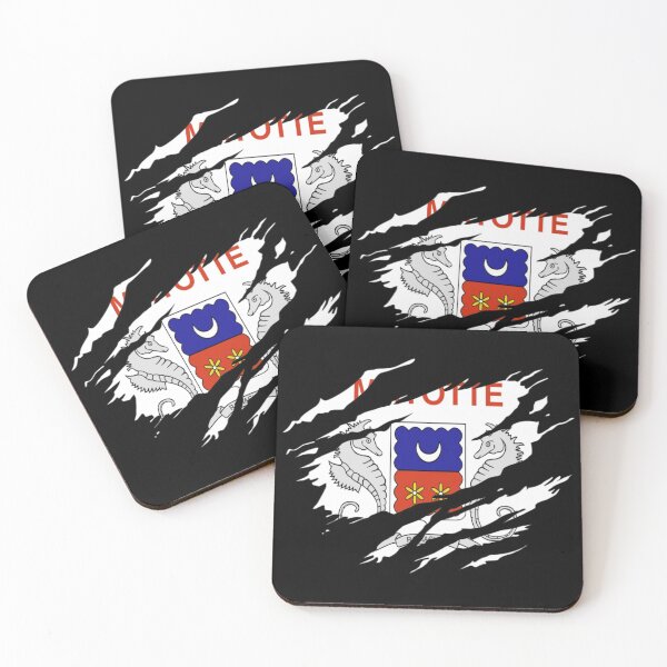 Item preview, Mayotte flag torn style designed and sold by West indian touch.