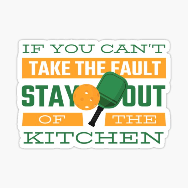 Funny Pickleball Kitchen Towel, Pickleball Puns, Stay Out of the Kitch –  Designing Moments