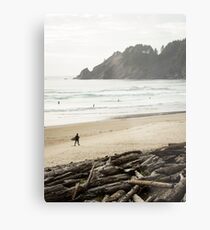 Pacific Northwest Surfer Metal Print