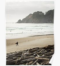 Pacific Northwest Surfer Poster