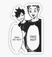 Bokuto & Kuroo Ohoho Haikyuu Manga Aufkleber Sticker