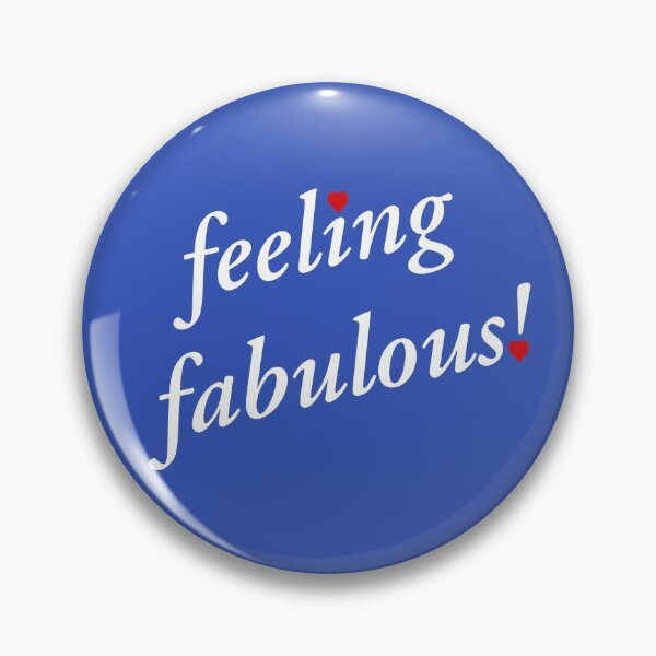 Item preview, feeling fabulous! Blue. designed and sold by Bumpulous.