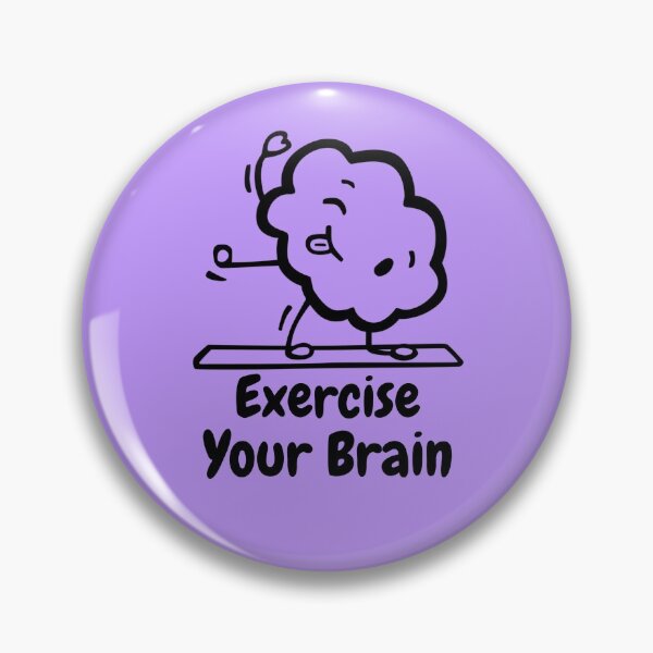 Item preview, Exercise your brain funny design designed and sold by DKVanOss.