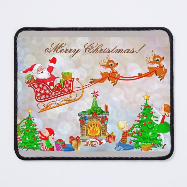 Aperçu de l'œuvre Carte de Noël Vintage, Joyeux Noël créée et vendue par JoesCornerStore.