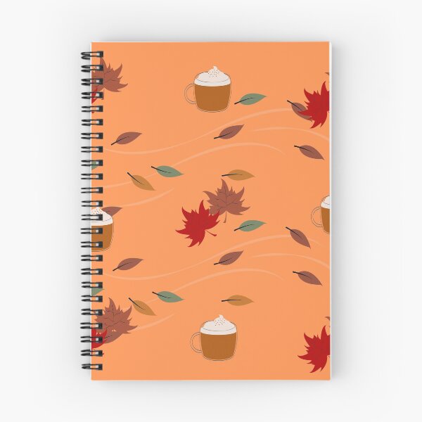Item preview, Fall leaves and coffee pattern designed and sold by Rosemariert.
