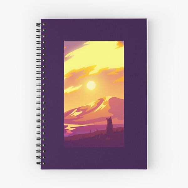 Aperçu de l'œuvre Silhouette de chat coucher de soleil Long créée et vendue par HONEYSHOP-CA.