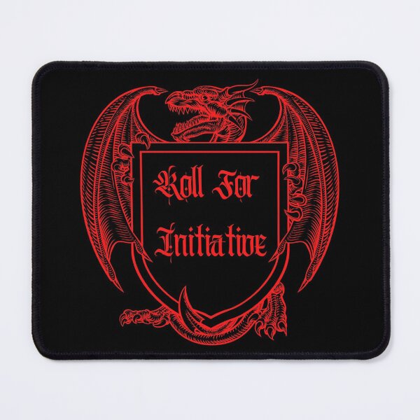 Item preview, Roll for Initiative (Red Crest) designed and sold by RockNRole.