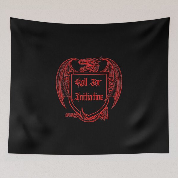 Item preview, Roll for Initiative (Red Crest) designed and sold by RockNRole.