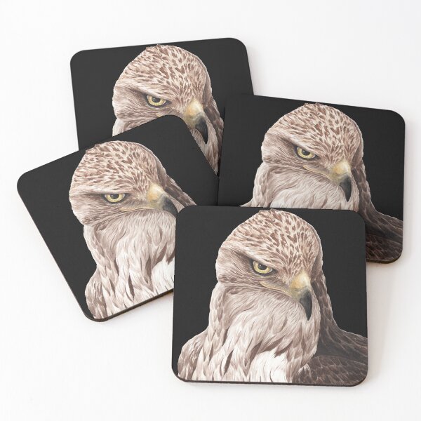 Item preview, Eagle Watercolor in black background designed and sold by just-art.