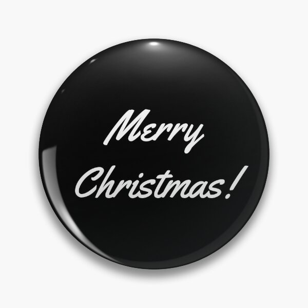 Item preview, Merry Christmas white on black designed and sold by JazzPWall.