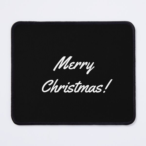 Item preview, Merry Christmas white on black designed and sold by JazzPWall.