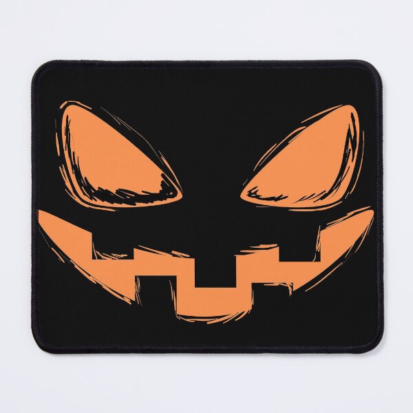 Item preview, Halloween scary jack o lantern face, just simple carved pumpkin creepy face designed and sold by Click-Like.