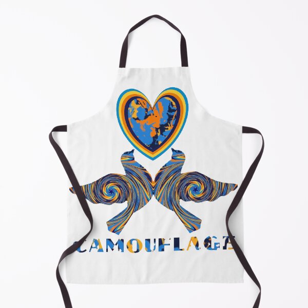 Item preview, Camouflage cut into heart and birds shape design designed and sold by UtopiaMa.