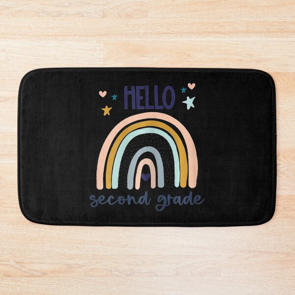 Item preview, Hello Second Grade Retro Rainbow Cute For Teacher Girls  designed and sold by SimmonsNobl.