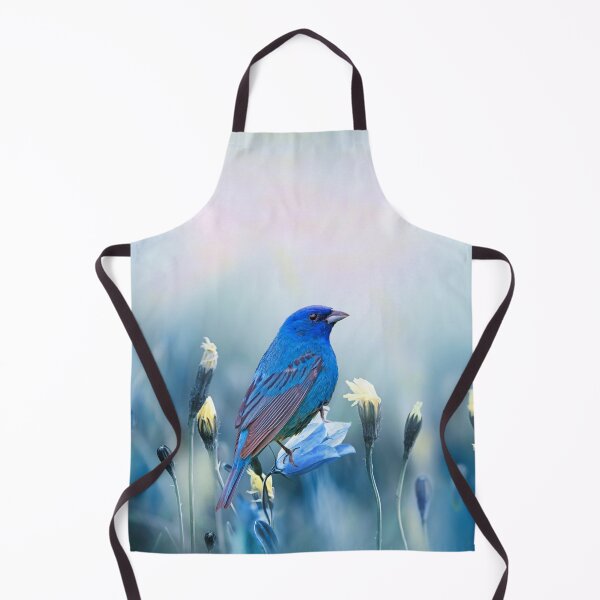 Item preview, Indigo Bunting Bird in Spring designed and sold by FineArtography.