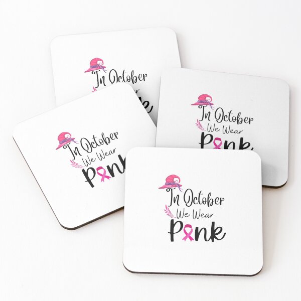 Item preview, In October We Wear Pink Pumpkin Plaid designed and sold by CreativeMansion.
