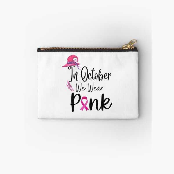 Item preview, In October We Wear Pink Pumpkin Plaid designed and sold by CreativeMansion.