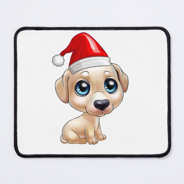 Item preview, Dogs to are ready to celebrate Christmas - Cute White Puppy designed and sold by aventi24.