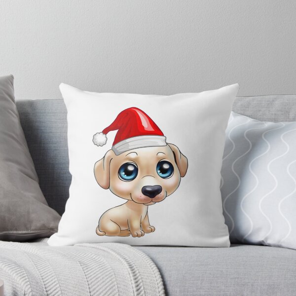 Item preview, Dogs to are ready to celebrate Christmas - Cute White Puppy designed and sold by aventi24.
