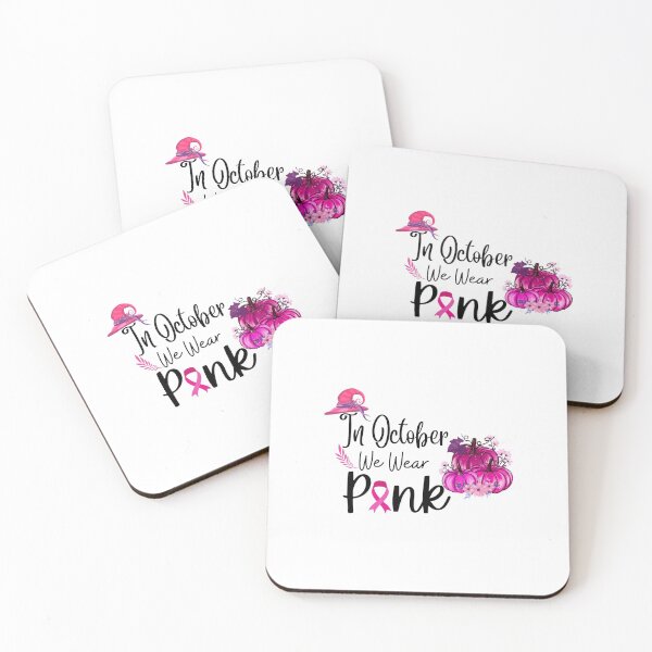 Item preview, In October We Wear Pink Pumpkin Plaid designed and sold by CreativeMansion.