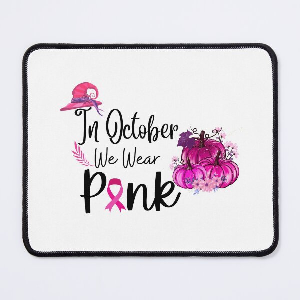 Item preview, In October We Wear Pink Pumpkin Plaid designed and sold by CreativeMansion.