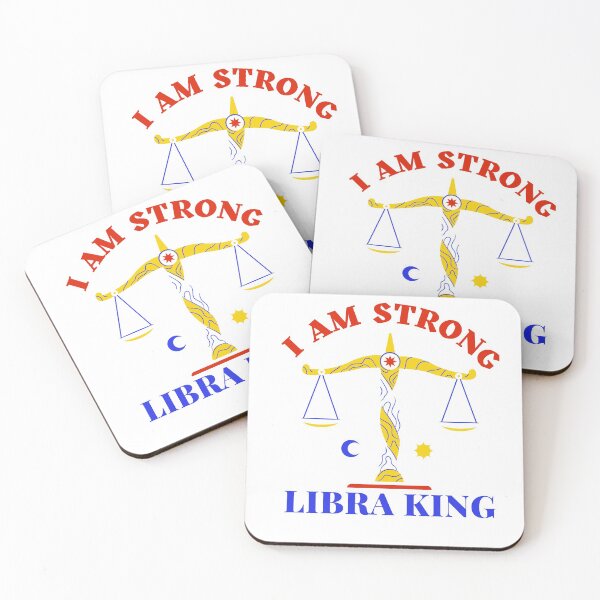 Item preview, I Am Strong Libra King in Crown Zodiac Horoscope designed and sold by Finolca.