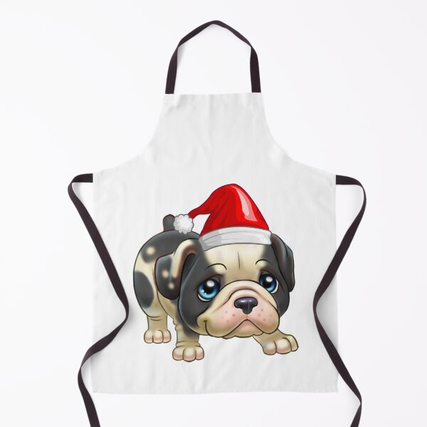 Item preview, Dogs to are ready to celebrate Christmas - English Bulldog Puppy designed and sold by aventi24.