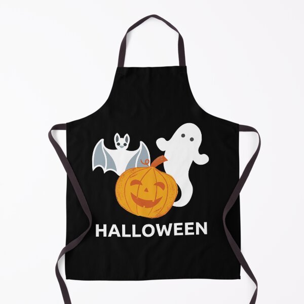 Item preview, A Ghost, a Bat, and a Friendly Pumpkin designed and sold by SMillustrations.