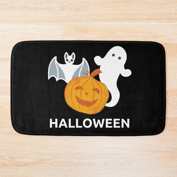 Item preview, A Ghost, a Bat, and a Friendly Pumpkin  designed and sold by SMillustrations.