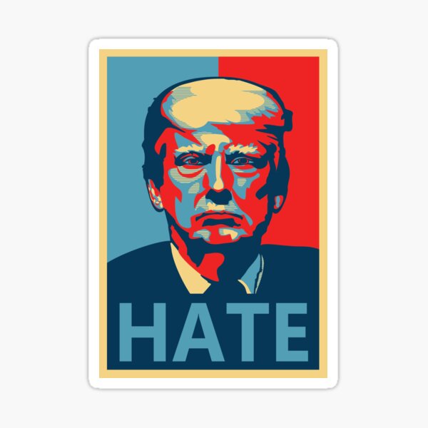 (Anti-) Trump Poster Sticker