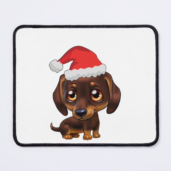 Item preview, Dogs to are ready to celebrate Christmas - Cute Sausage Dog designed and sold by aventi24.