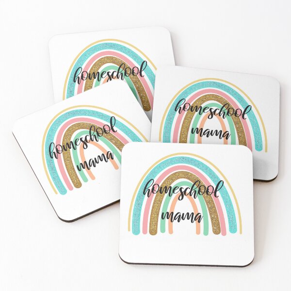 Item preview, Homeschool mama rainbow designed and sold by Brandy Foster.