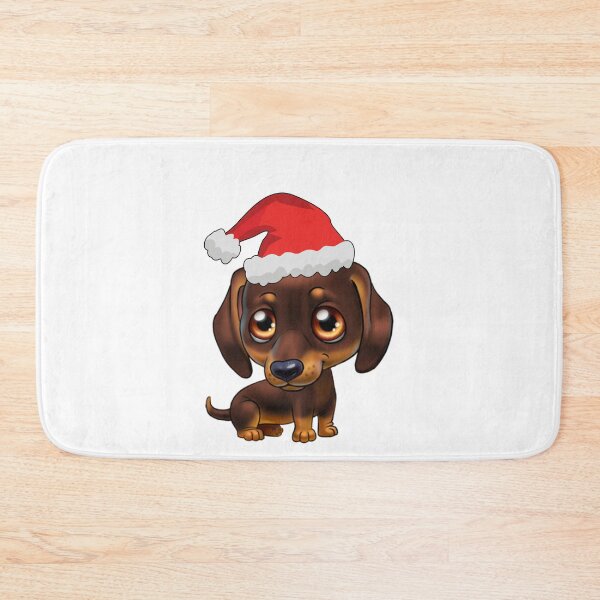 Item preview, Dogs to are ready to celebrate Christmas - Cute Sausage Dog designed and sold by aventi24.
