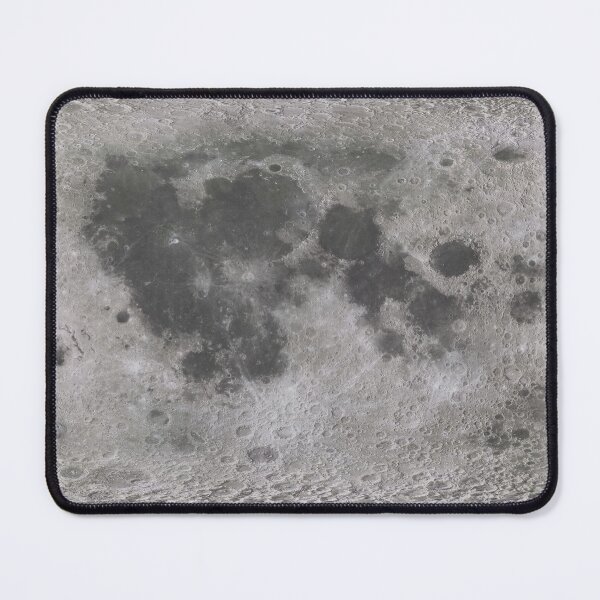 Aperçu de l'œuvre Surface de la Lune vue de l'espace avec cratères créée et vendue par softbluehum.