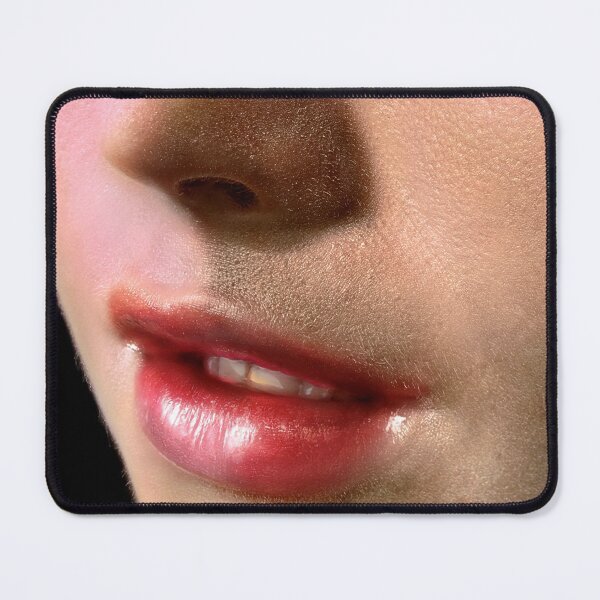 Item preview, Red Lips Girl Painting designed and sold by softbluehum.