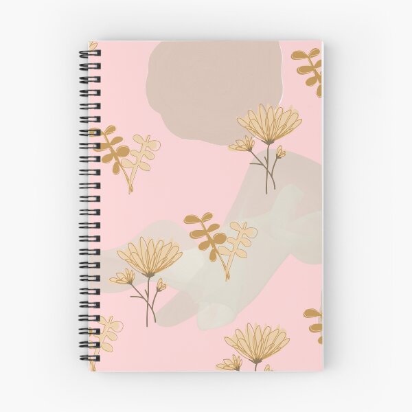 Item preview, neutral color aesthetic flower pattern designed and sold by Rosemariert.
