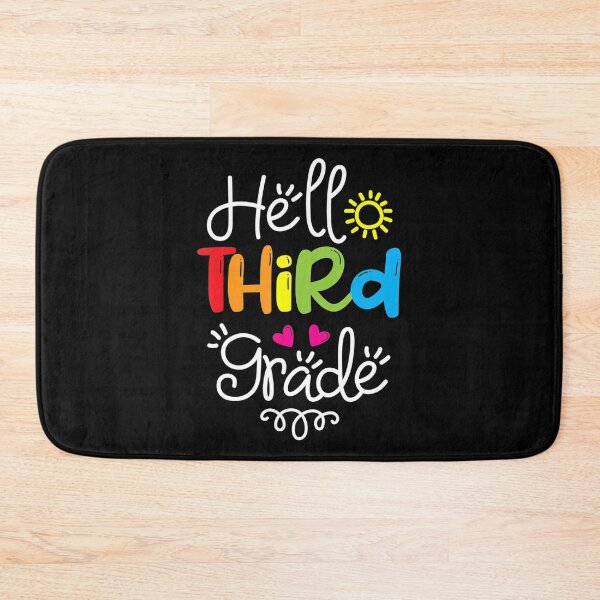 Item preview, Copy of Hello Third Grade Retro Rainbow Heart For 3Rd Teachers Girls  designed and sold by SimmonsNobl.