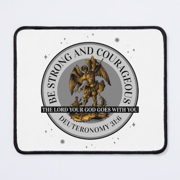 Item preview, Be Strong and Courageous-Deuteronomy 31:6 designed and sold by boyercollection.