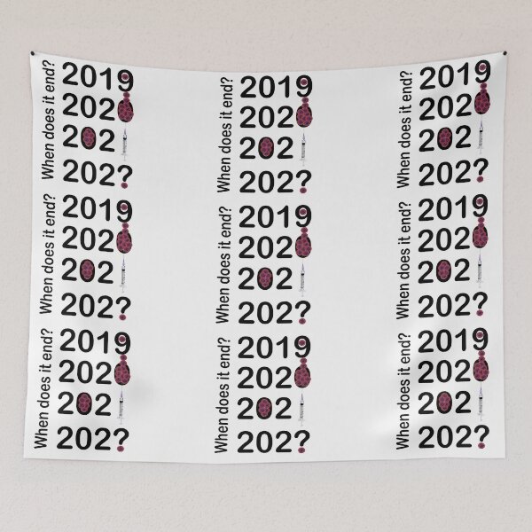 Item preview, Covid - When will it end?  ED01  designed and sold by Elisabeth Dubois.